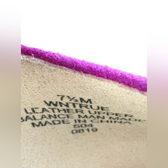 Nine West beautiful hot pink Suede Heels with Pointed Toe sz 7.5 preloved - Picture 4 of 7